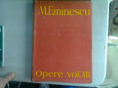 M. Eminescu, Opere, Vol XII, Publicistica foto