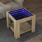 vidaXL Măsuță de cafea cu LED stejar sonoma 53x53x45 cm lemn prelucrat 847541