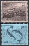 Norvegia 1977 - Pescuit, pesti, serie neuzata