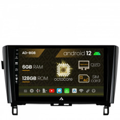 Navigatie Nissan Qashqai X-Trail (2013-2020), Android 12, B-Octacore 6GB RAM + 128GB ROM, 10.1 Inch - AD-BGB10006+AD-BGRKIT162