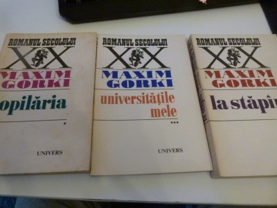 Copilaria,la stapin,universitatile mele - Maxim Gorki foto