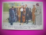 HOPCT 6360 PRINTUL EUGENE -PALATUL DE ARTE FRUMOASE -1935-REGINA ASTRID-FAMILIA REGALA BELGIA-CROMO LITHO-CIOCOLATA COTE D&#039;OR, Necirculata, Printata