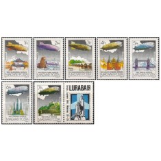 Ungaria 1981 - dirijabile, serie neuzata