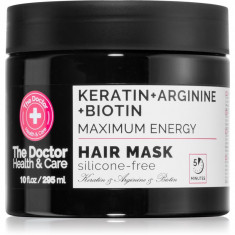 The Doctor Keratin + Arginine + Biotin Maximum Energy masca cu keratina pentru păr 295 ml