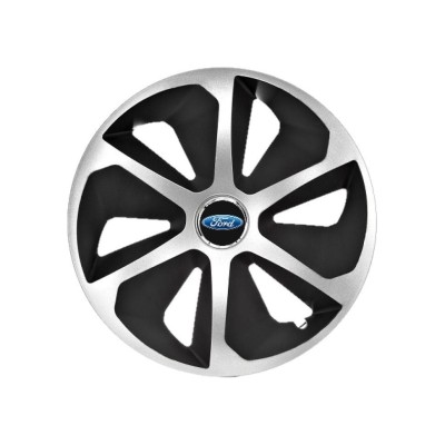 Set 4 capace roti Roco Gri-Negru R14 Compatibil Cu Ford foto