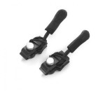 Kit Universal de Reparare a Fermoarelor - 3 Piese pentru Inlocuiri Instantanee cu Capete de Surub, Include 3 Dimensiuni Diferite, Culoare Neagra