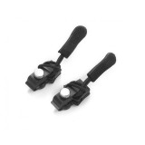 Kit Universal de Reparare a Fermoarelor - 3 Piese pentru Inlocuiri Instantanee cu Capete de Surub, Include 3 Dimensiuni Diferite, Culoare Neagra
