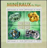 NIGER 2013, Minerale, serie neuzata, MNH, Nestampilat