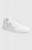 Lacoste sneakers din piele T-Clip Leather culoarea alb, 47SFA0060
