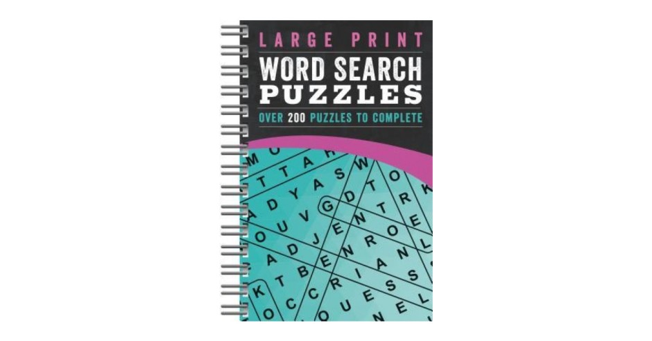 Large Print Word Search Puzzles: Over 200 Puzzles to Complete | Okazii.ro