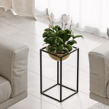 Cumpara ieftin Ghiveci decorativ GED022A Auriu 17x40x17 cm