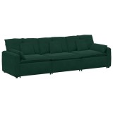 Cumpara ieftin Canapea modulara cu perne, verde inchis