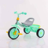 Tricicleta pentru copii Yuebei cu cosulet - Verde, Oem