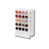 Stand pentru tusuri, organizator profesional, capacitate 20 sticle (10-15 ml), suport compact pentru pigmenti PMU