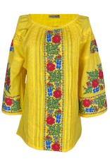 Bluza tip ie dama R24, galben , marimea L