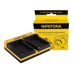 Patona Dual incarcator pentru Konica Minolta Minolta NP-200 Dimage X Xg Xi Xt Xt Biz inkl. Micro-USB Kabe