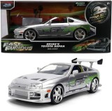 Modele auto și moto model 1/24 Fast &amp;amp; Furious 1995 Silver 25th Anniversary Edition - 1:24 ( d&eacute;lka cca 19 cm )
