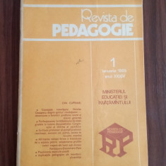 Revista de pedagogie Nr. 1/1985