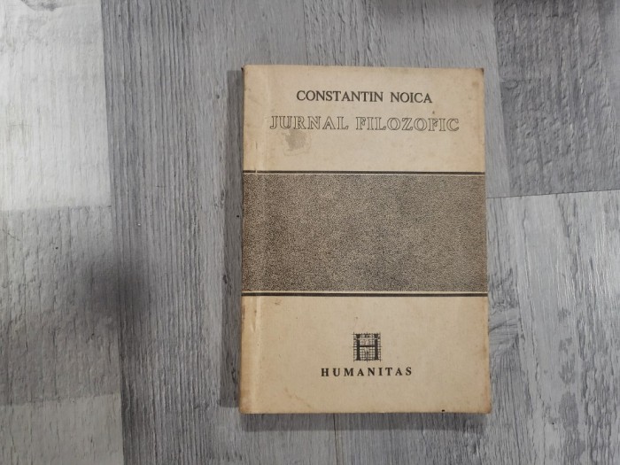 Jurnal filozofic de Constantin Noica