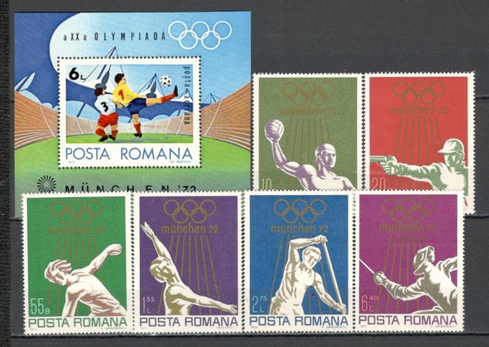Romania.1972 Olimpiada de vara MUNCHEN YR.538