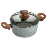 Cumpara ieftin Oala din aluminiu cu capac, 20 cm | Versa