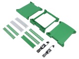 Carcasă ITALTRONIC pentru şină DIN 101x54x125mm verde 10.450KM06