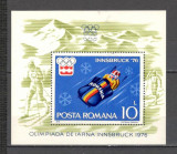 Romania.1976 Olimpiada de iarna INNSBRUCK-Bl. ZR.555, Nestampilat