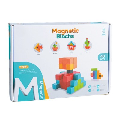 Joc de logica STEM magnetic - Modele 3D PlayLearn Toys foto