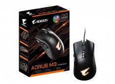 Mouse Gaming GIGABYTE AORUS M3 50~6400dpi with 50dpi increments (Default: 800/1600/2400/3200 dpi) negru https://www.gigabyte.com/Mouse/Gaming-Mouse/sp foto