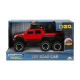 Masina cu lumini si sunete, Off Road, Maxx Wheels, 1:16, Rosu