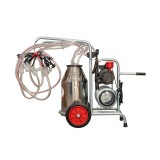 Aparat de muls oi Melasty cu 4 posturi si 1 bidon inox de 40 litri - cadru galvanizat