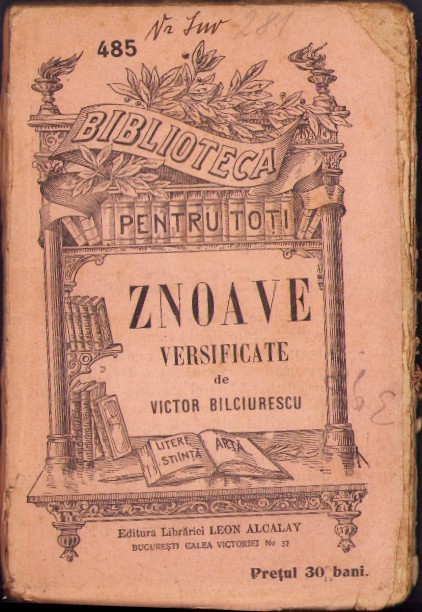 C4273N Znoave versificate de Victor Bilciurescu, Biblioteca pentru toți