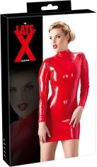 Rochie Mini Latex - Rosu foto