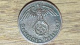 Germania nazista - moneda de colectie istorica - 1 pfennig / Reichspfennig 1940 F - Superba !
