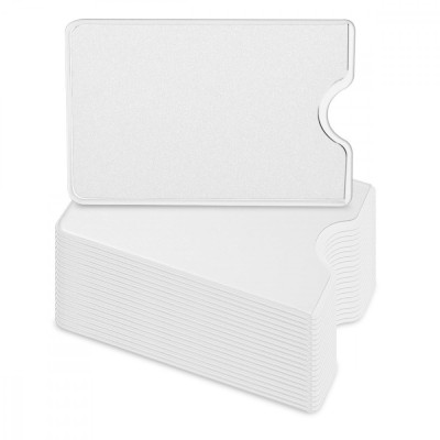 Set 20 Huse pentru carduri bancare, Kwmobile, Transparent, Plastic, 48141.74 foto