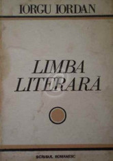 Limba literara foto