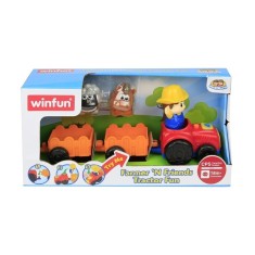 WINFUN TRACTORAS CU REMORCA SI FIGURINA FERMIER SuperHeroes ToysZone