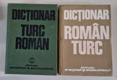 DICTIONAR ROMAN-TURC - TURC - ROMAN foto