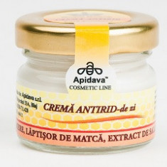 Crema antirid de zi cu miere, extr.salcam si laptisor de matca 30ml apidava