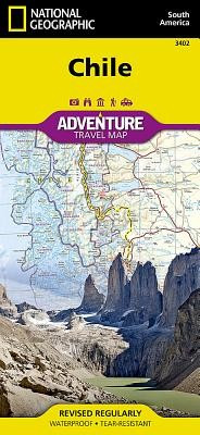 Chile Adventure Travel Map foto