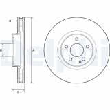 DELPHI BG9174C Disc frana