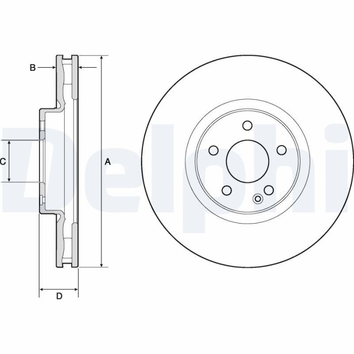DELPHI BG9174C Disc frana