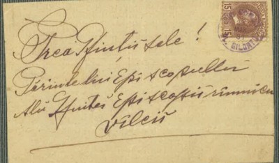 Fragment de plic 1881 foto