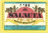 NI466 Etichetă bere blondă specială Salauta, &Icirc;ntreprinderea de bere Bistrița