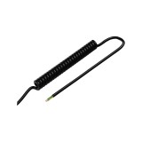 Cablu spiralat neecranat 6 fire, 24AWG, extensibil 0.3m, 1.2m, conductor 0.02mm, cablu retractabil flexibil