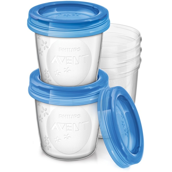 Set 5 recipiente pentru stocarea laptelui si a hranei 240 ml 6 luni+ Philips Avent SCF639/05, Transparent Set 5 recipiente pentru stocarea laptelui si a hranei 240 ml 6 luni+ Philips Avent SCF639/05, Transparent