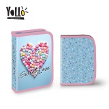 Penar echipat, 1 fermoar, 2 extensii, 30 piese, SWEET LOVE - YOLLO, S-COOL / OFFISHOP