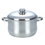 Cratita din inox cu capac Grunberg, 30 cm, 10.5 l, baza tripla