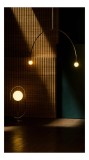 Tablou Canvas cu lumină geometrică pentru decor interior, 26 x 39 cm, CMCLASS