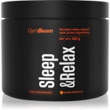 GymBeam Sleep &amp; Relax pulbere pentru favorizarea somnului și a regenerării aroma Mango Maracuja 225 g
